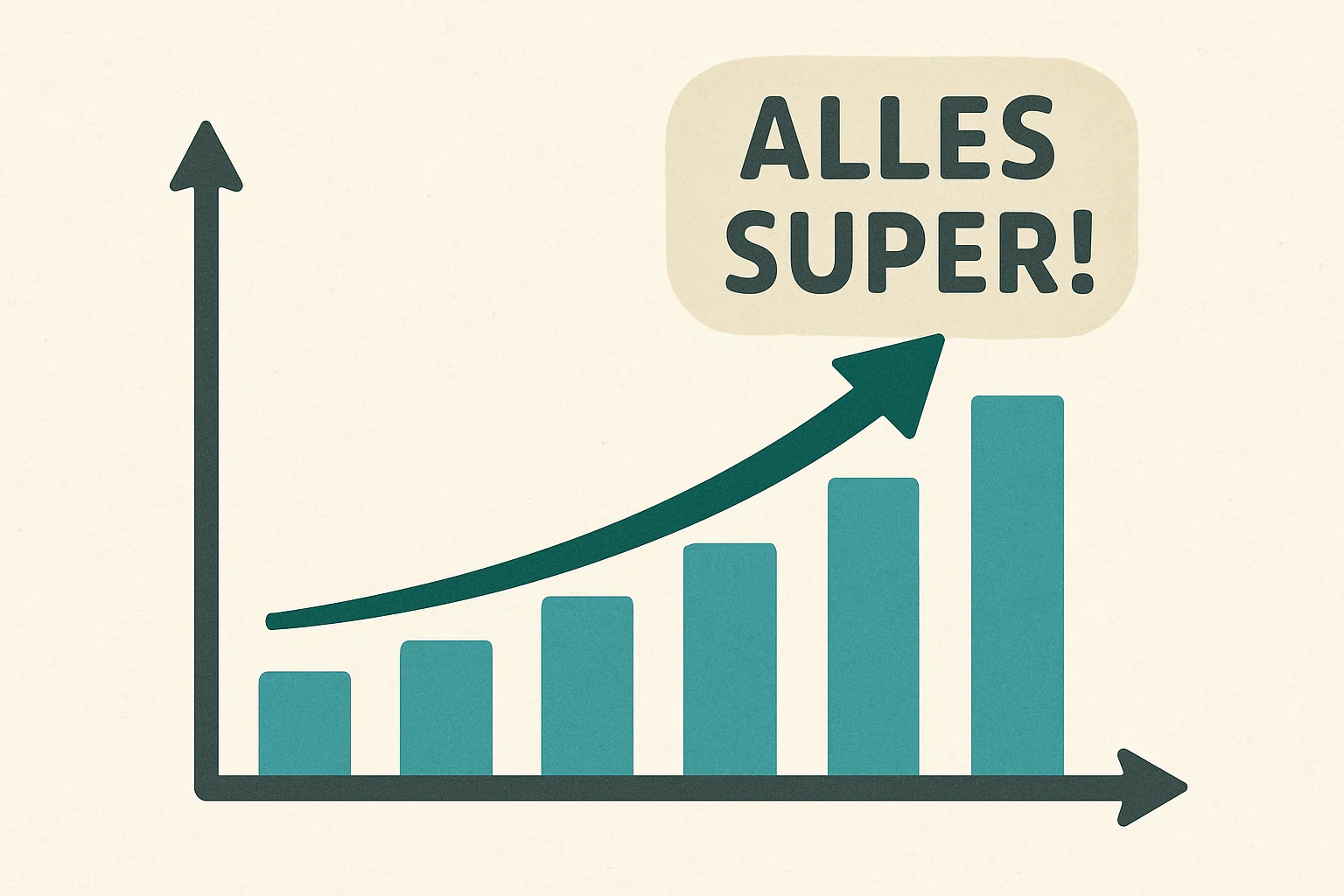Ein Graph der zeigt, dass alles super ist