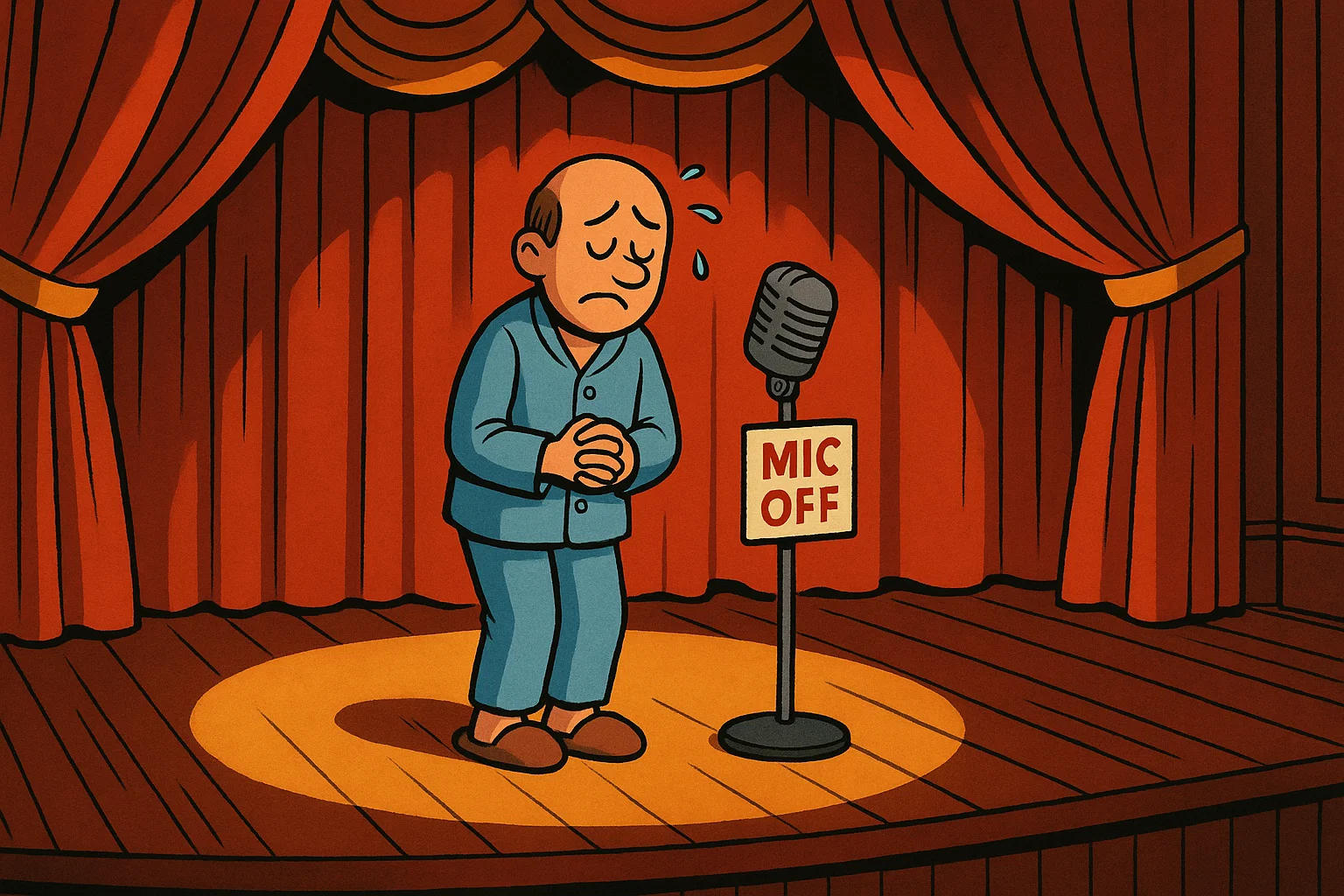 Mic. Off. Nichts zu melden hier.