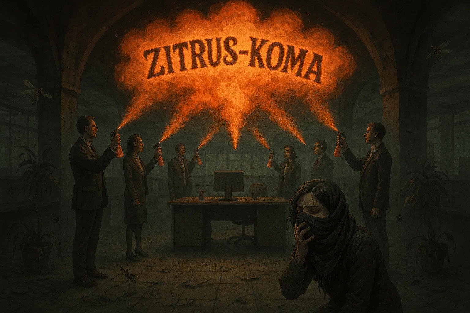 Das Desinfektionsritual als postapokalyptische ZeremonieSzene