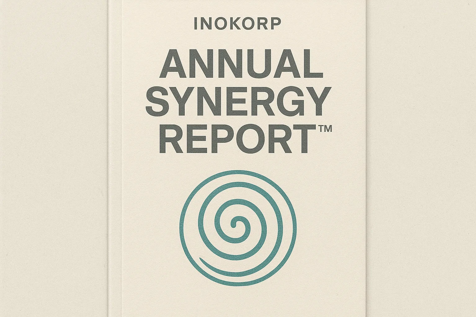 INOKORP Annual Synergy Report™ mit Spiral-Logo